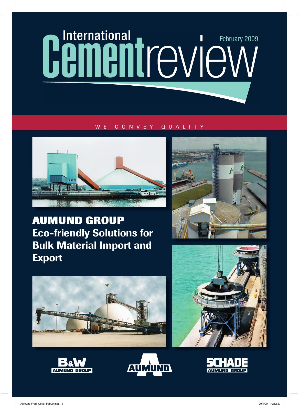 Cover of International Cement Review - February 2009