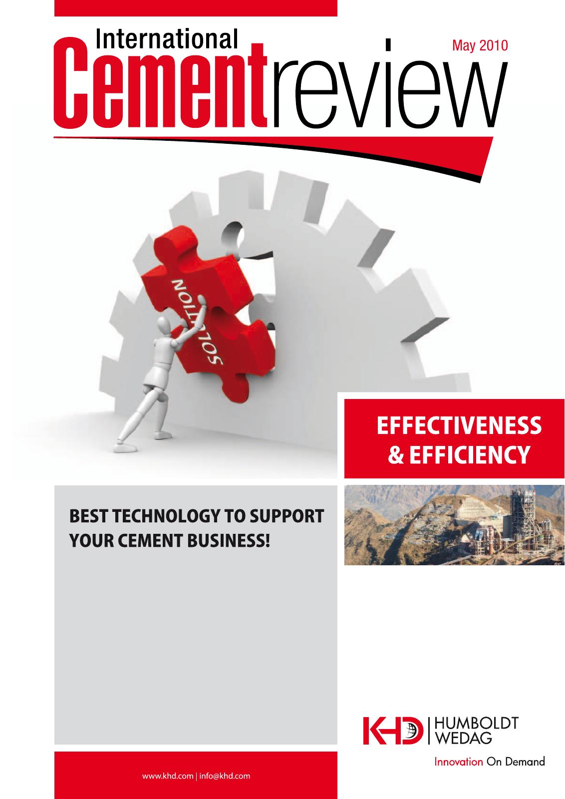 Cover of International Cement Review - May 2010