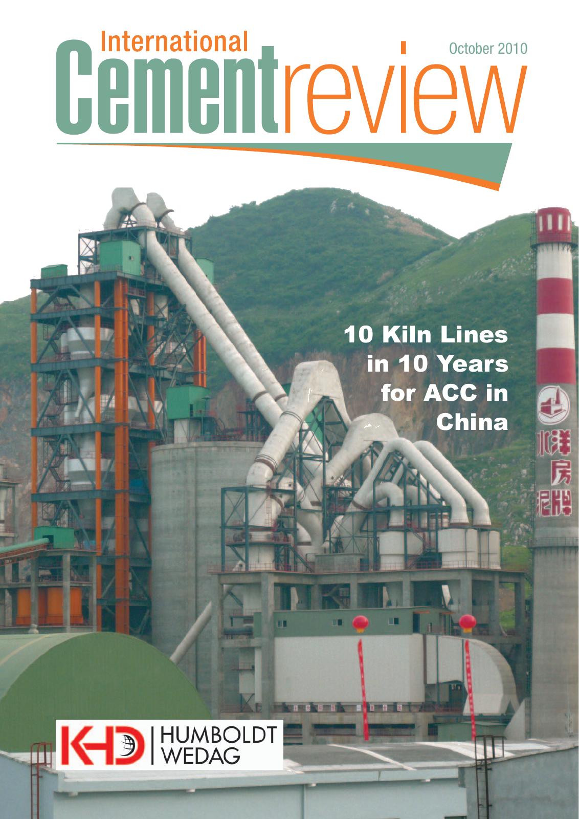 Cover of International Cement Review - October 2010