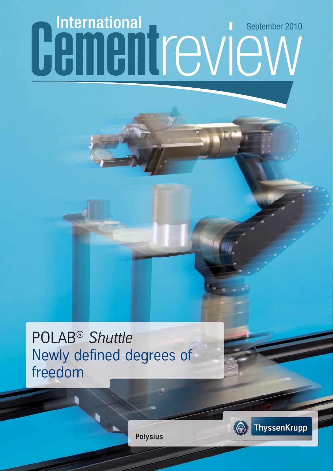 Cover of International Cement Review - September 2010