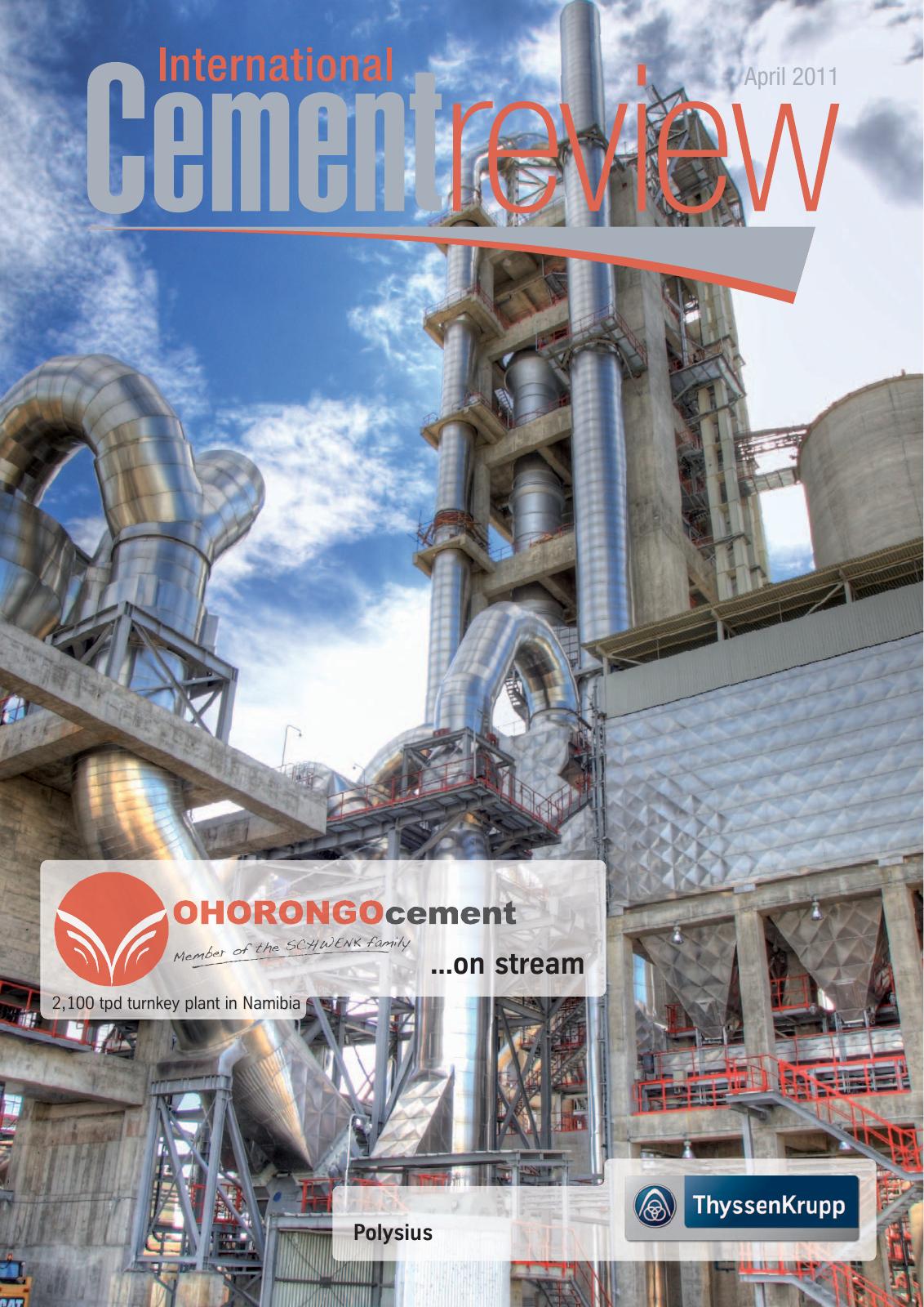 Cover of International Cement Review - April 2011