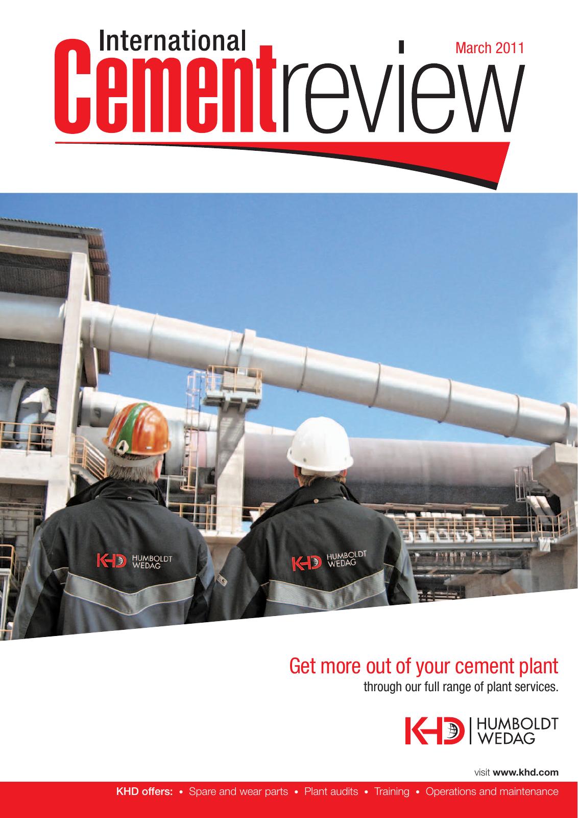 Cover of International Cement Review - March 2011