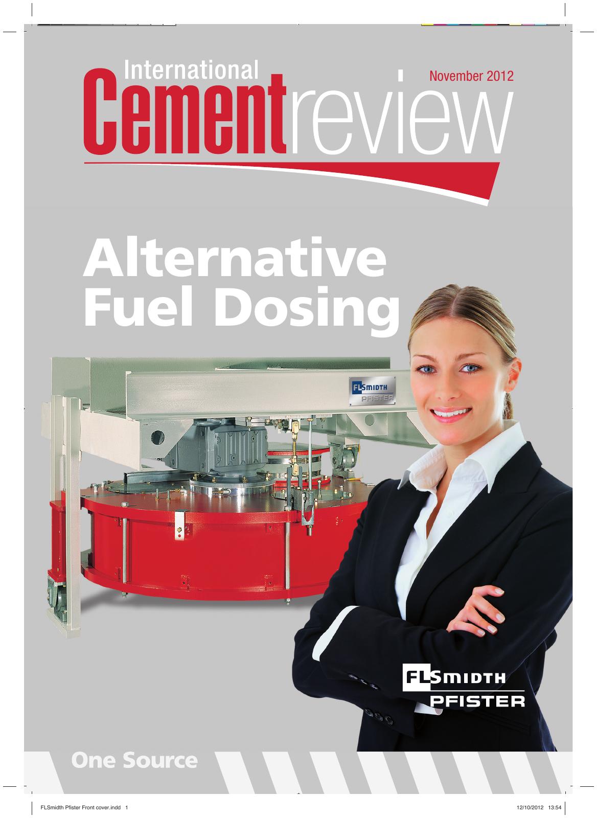 Cover of International Cement Review - November 2012