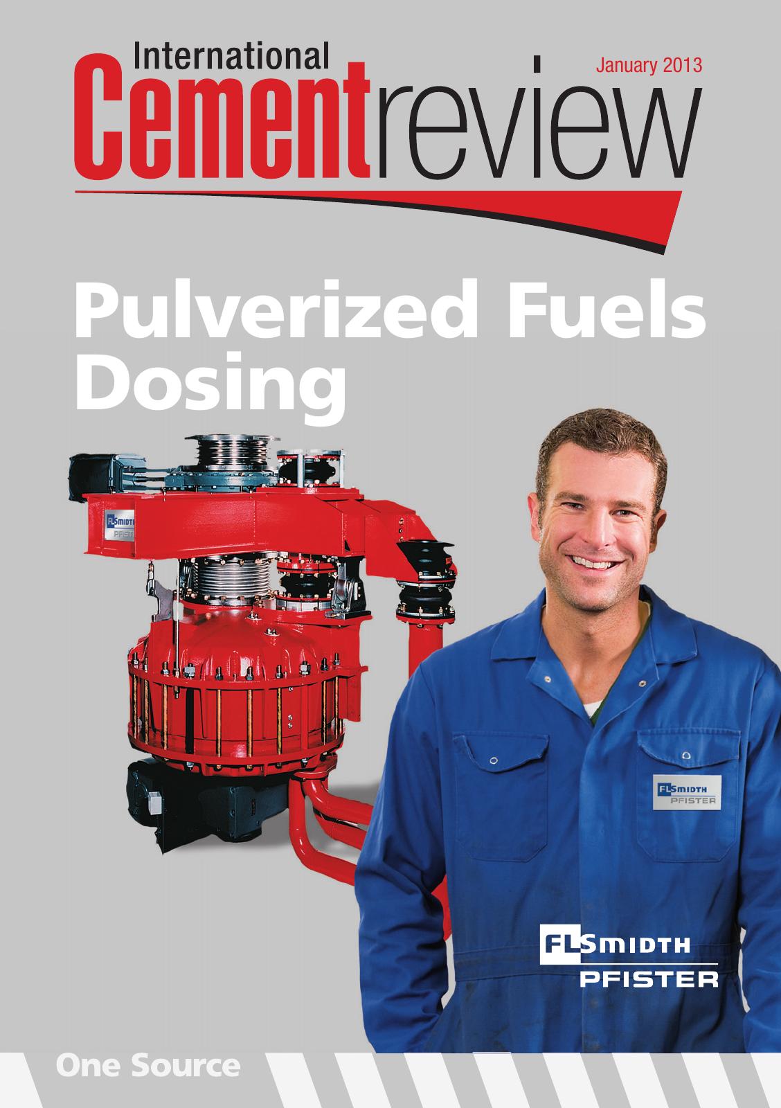 Cover of International Cement Review - January 2013