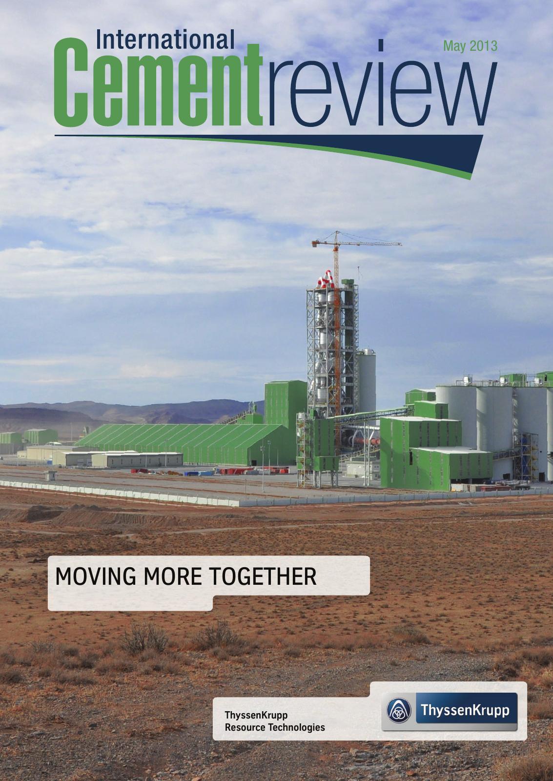 Cover of International Cement Review - May 2013