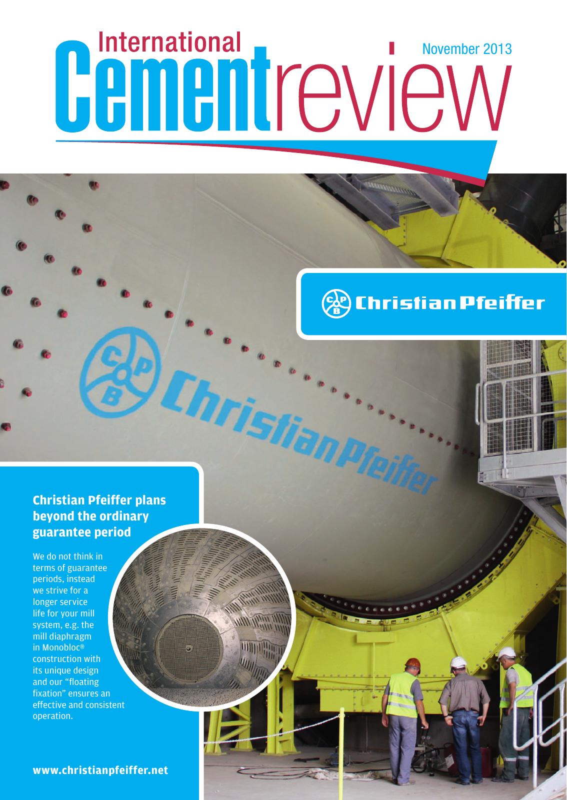 Cover of International Cement Review - November 2013