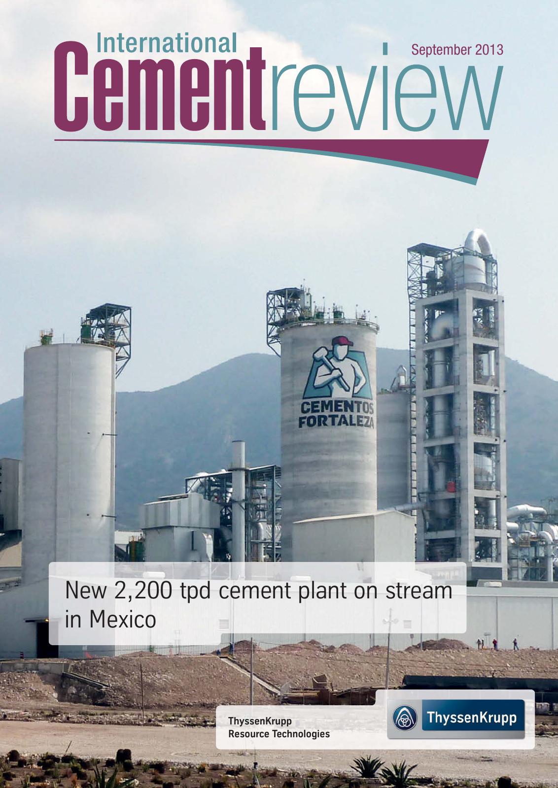 Cover of International Cement Review - September 2013