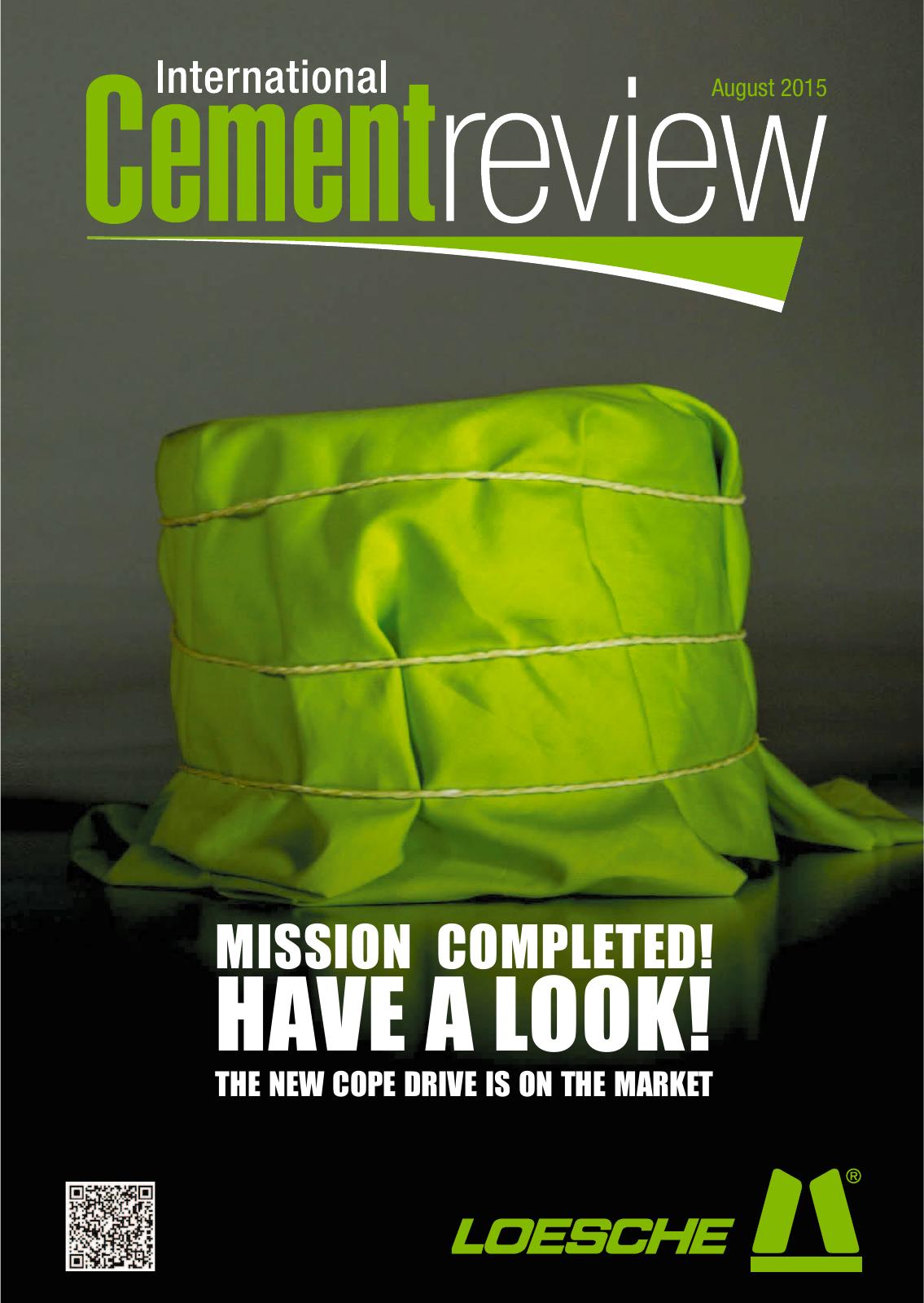 Cover of International Cement Review - August 2015