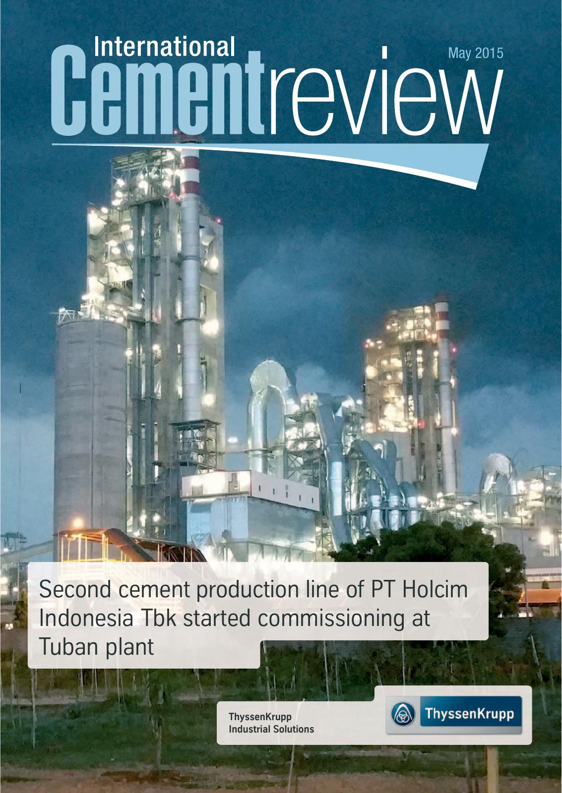 Cover of International Cement Review - May 2015