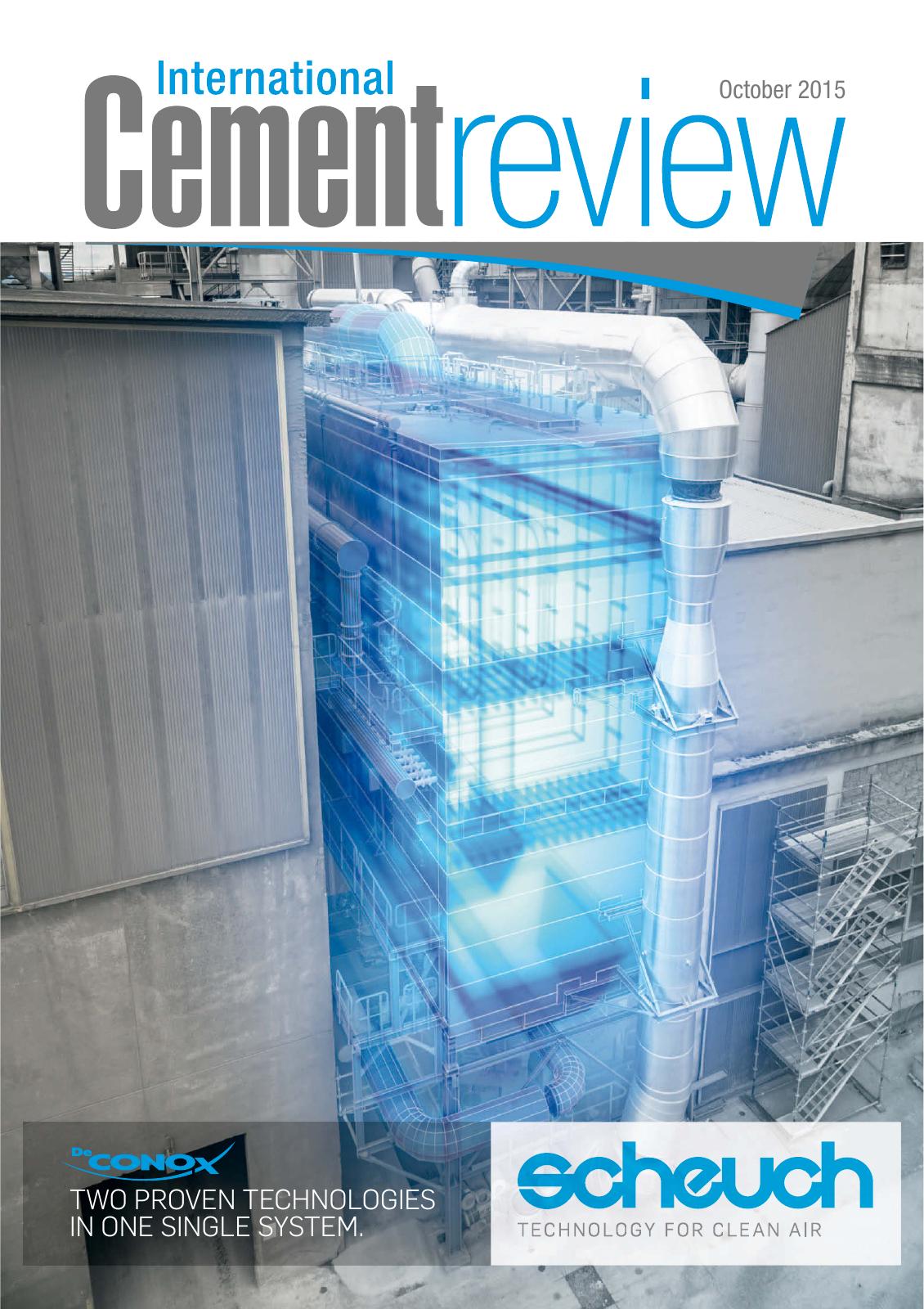 Cover of International Cement Review - October 2015