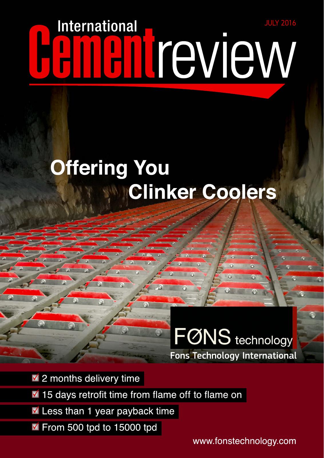 Cover of International Cement Review - July 2016