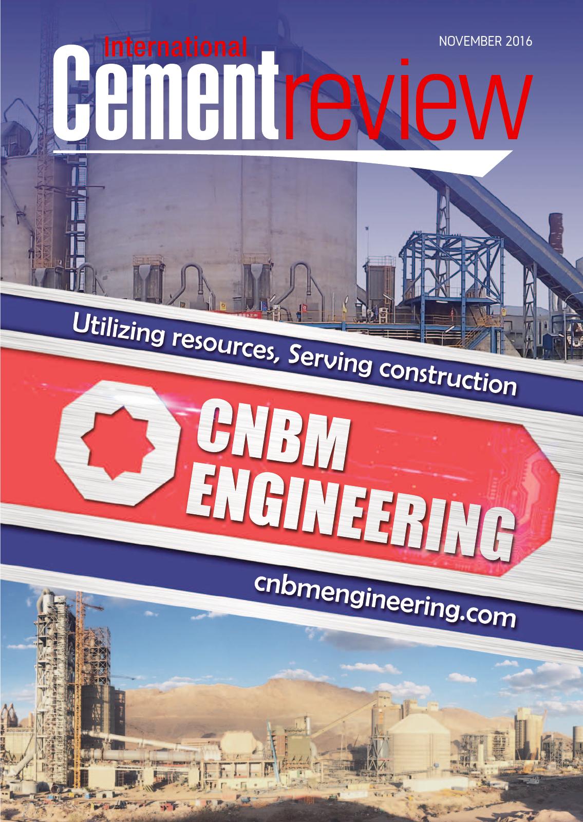 Cover of International Cement Review - November 2016