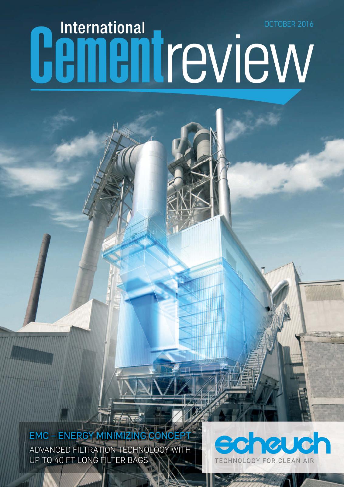 Cover of International Cement Review - October 2016