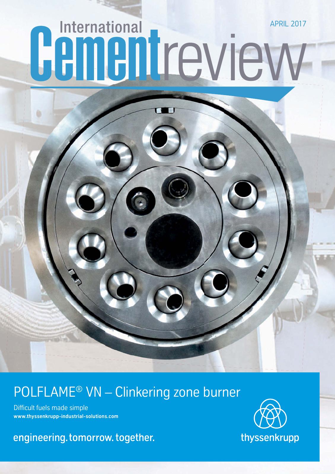 Cover of International Cement Review - April 2017