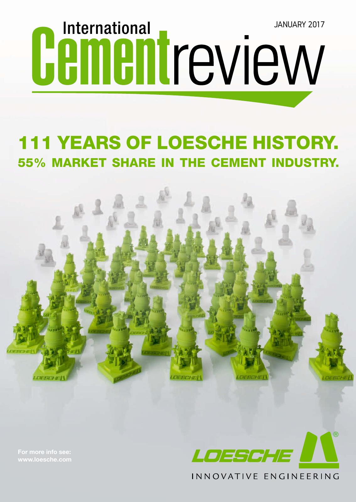 Cover of International Cement Review - January 2017