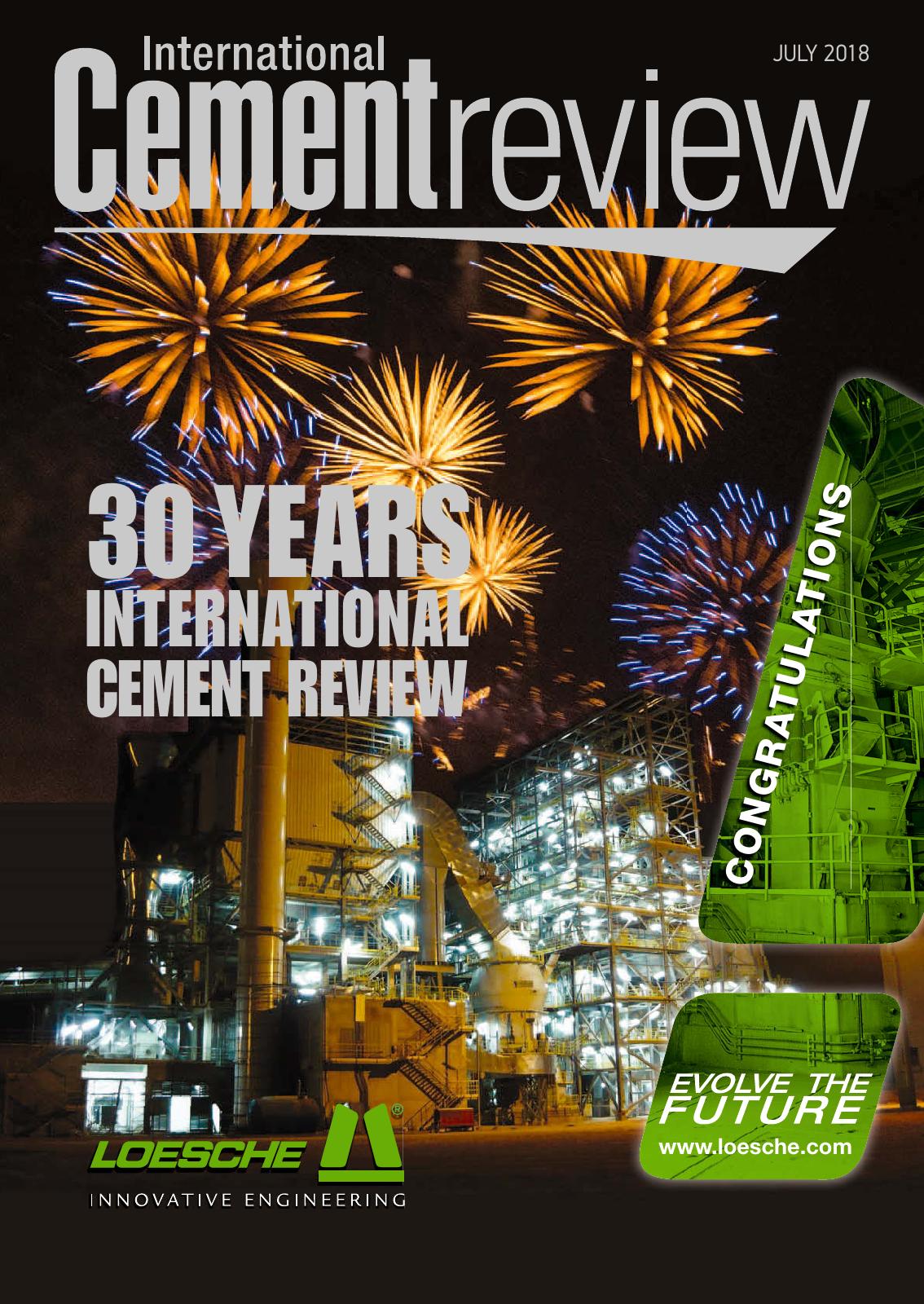 Cover of International Cement Review - July 2018