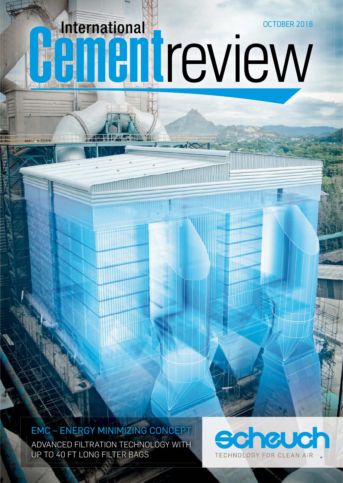 Cover of International Cement Review - October 2018