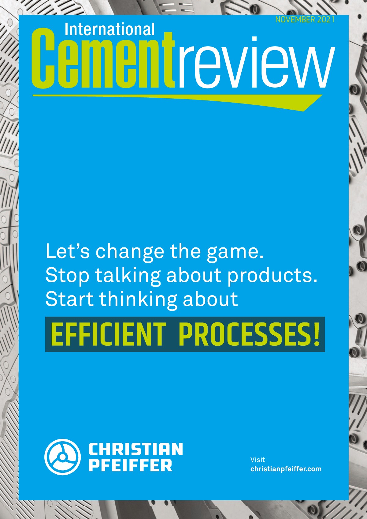 Cover of International Cement Review - November 2021