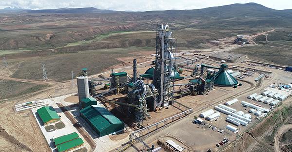  Bolivian cement production stable in May