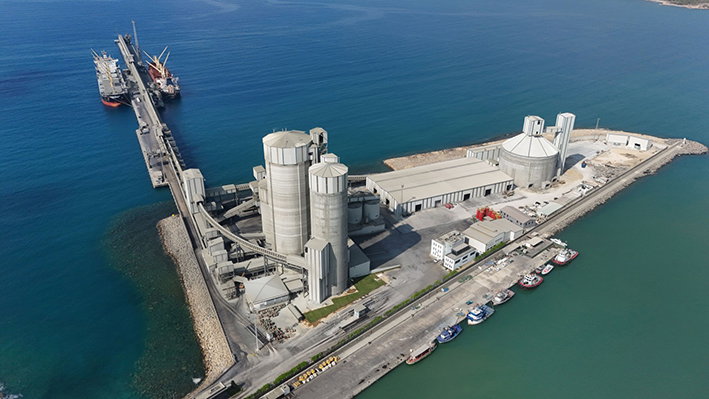 View of Medcem's Yesilovacik Terminal, Turkiye