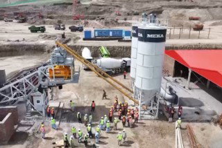 Construction advances at Safwan cement project