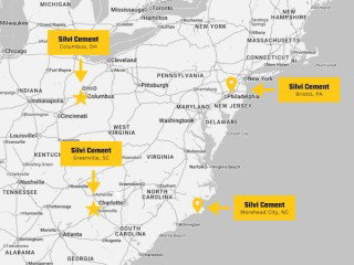 Silvi expands US rail cement terminal network