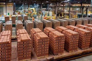 British brick deliveries down by 18% in February