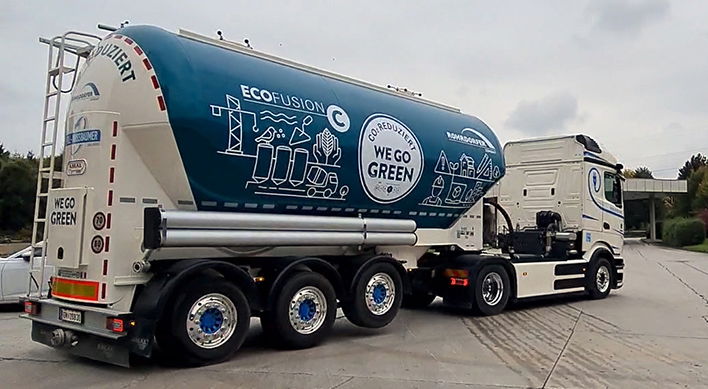 Rohrdorfer Zement introduces three electric trucks for Gmunden plant