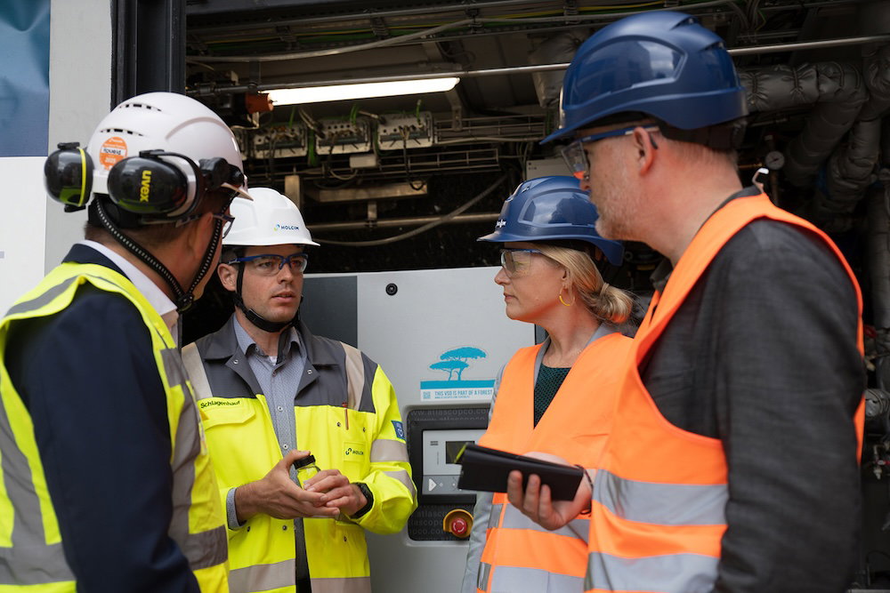 HPC-based CO2 capture: flue gas testing at Dotternhausen