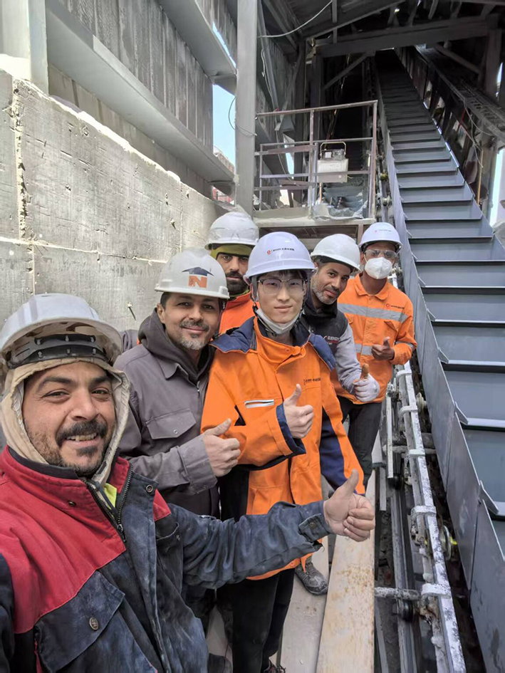  Sinoma supplies pan conveyor  spares to Northern Region Cement Co