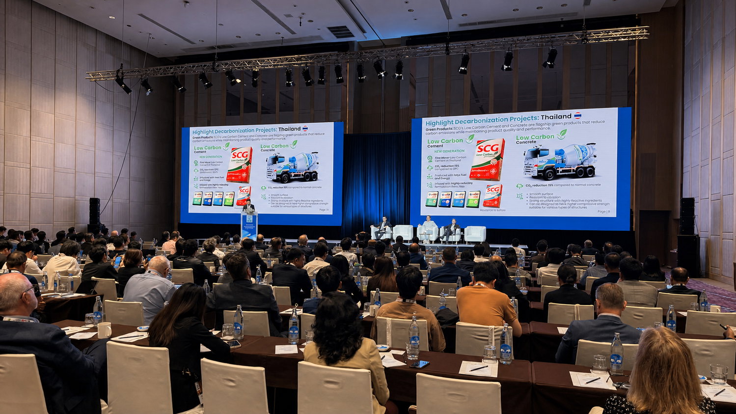 Delegates attend a Cemtech Asia 2026 conference session in Bangkok