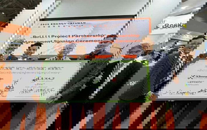 Asia Cement backs 180MW floating offshore wind project