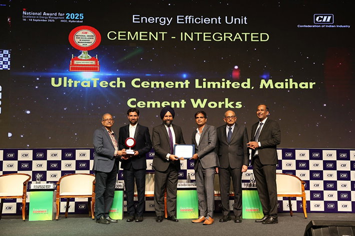 UltraTech wins 11 awards for energy leadership at CII 2025